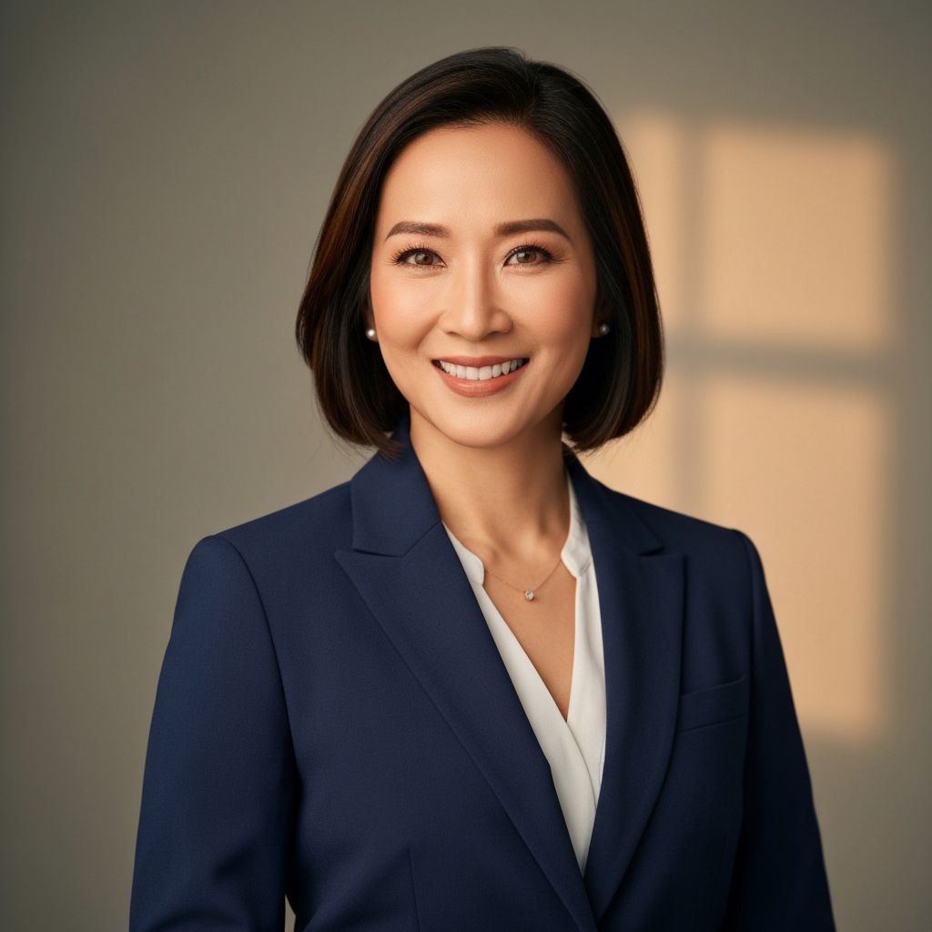 Professional woman smiling